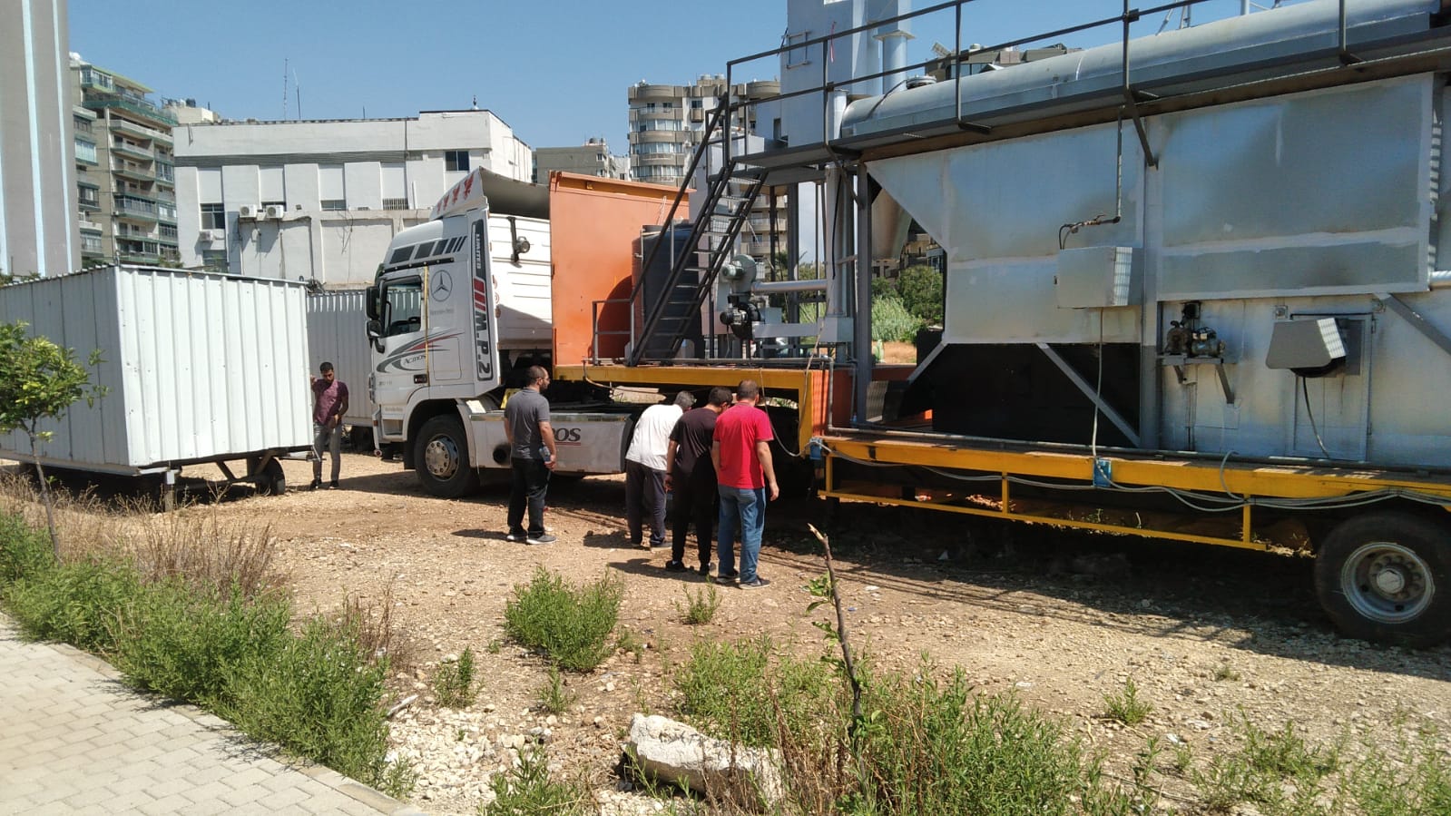 preparing incinerator to move to Beqaa sefrin